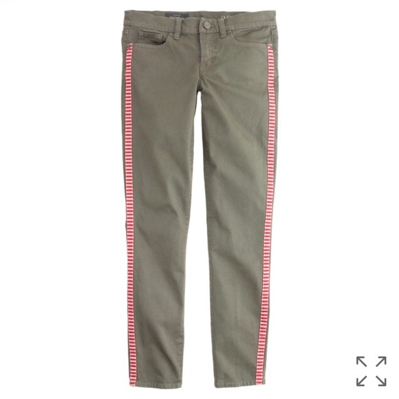 J.Crew • Toothpick Jean in Tux Stripe - 27 Ankle - Picture 2 of 6